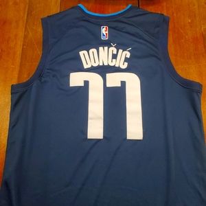 21 NBA Nike Luka Doncic Dallas Mavericks Jordan Swingman Jersey 54 Blue Home XL